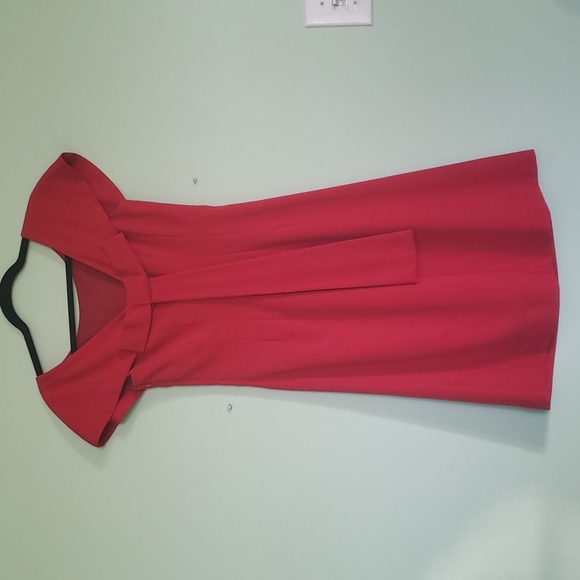 J. Peterman VTG Red Knee Length Dress - Picture 5 of 7